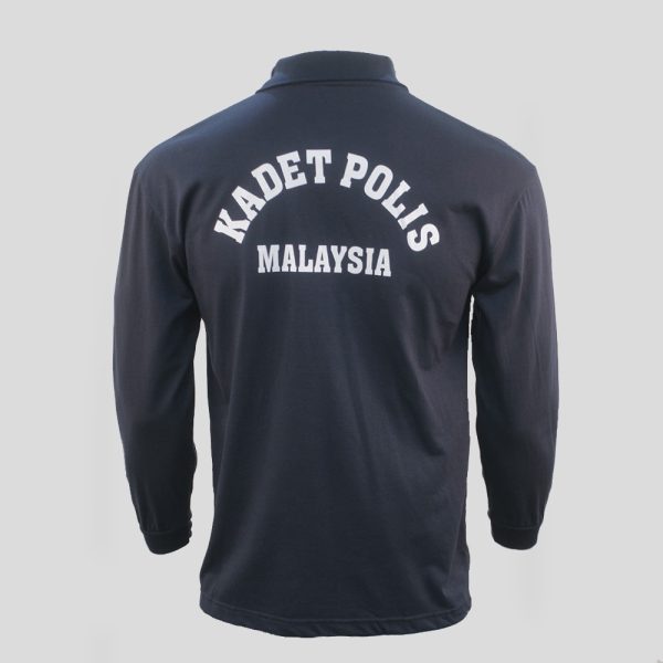 Kadet Polis Colar neck T-Shirt (Long Sleeve) - Image 2