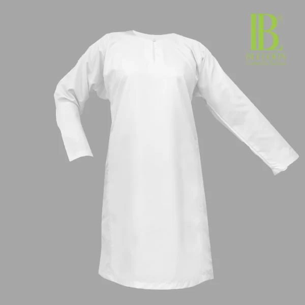 Baju Kurung White (Cotton)